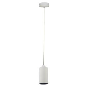 DL350119  Eos 20 P, 20W White & Black LED Pendant Spotlight 1480lm 40° 3000K IP20